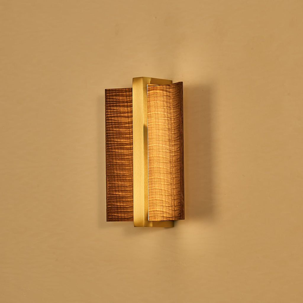 Semira Wood Wall Light-Moonnatur