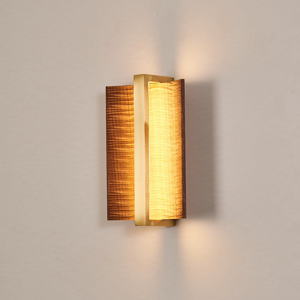 Semira Wood Wall Light-Moonnatur