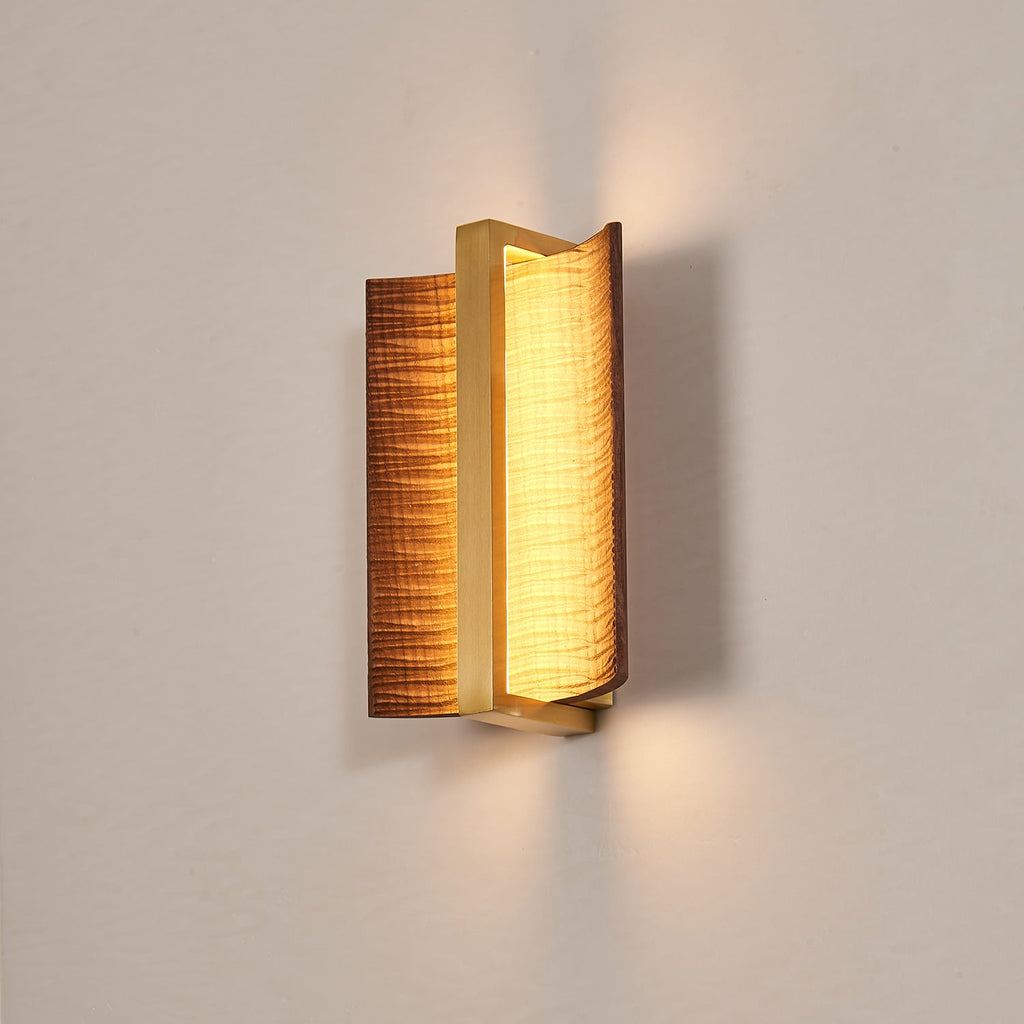 Semira Wood Wall Light-Moonnatur