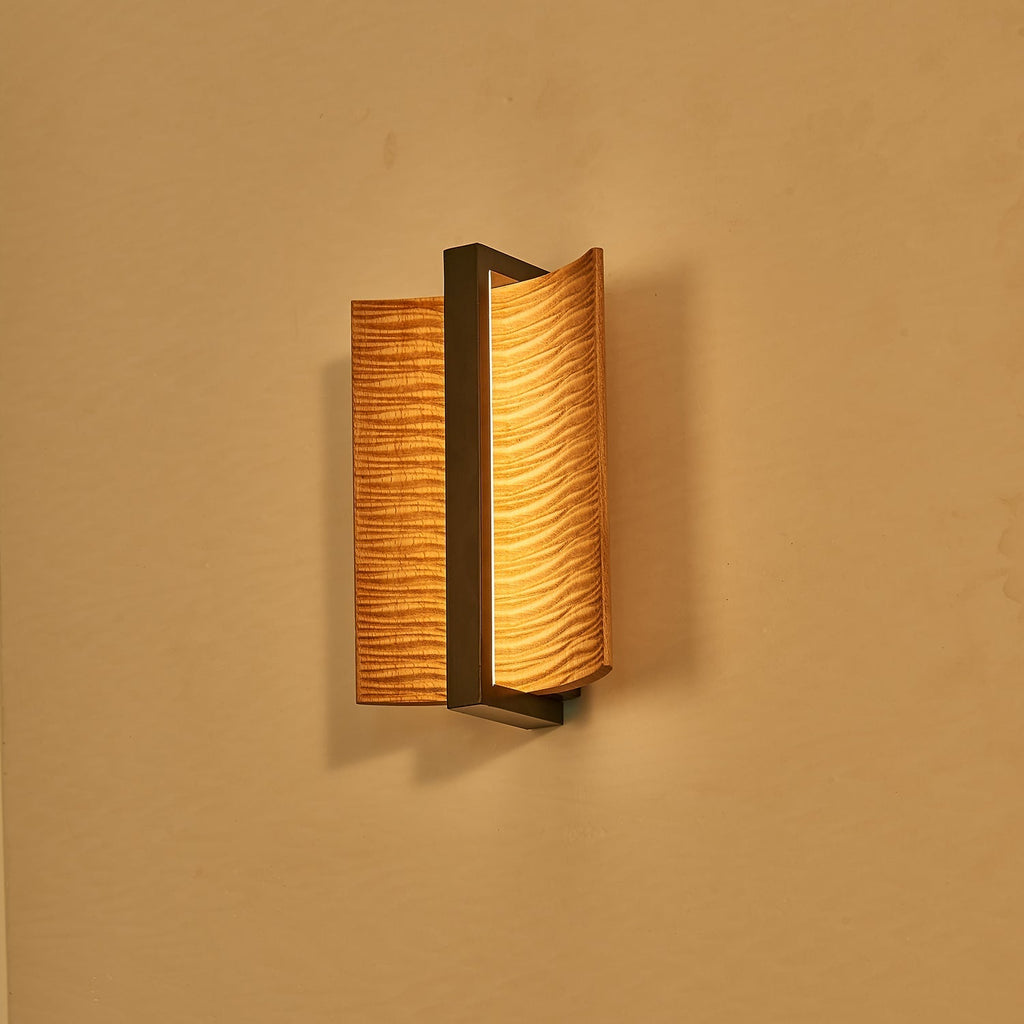 Semira Wood Wall Light-Moonnatur