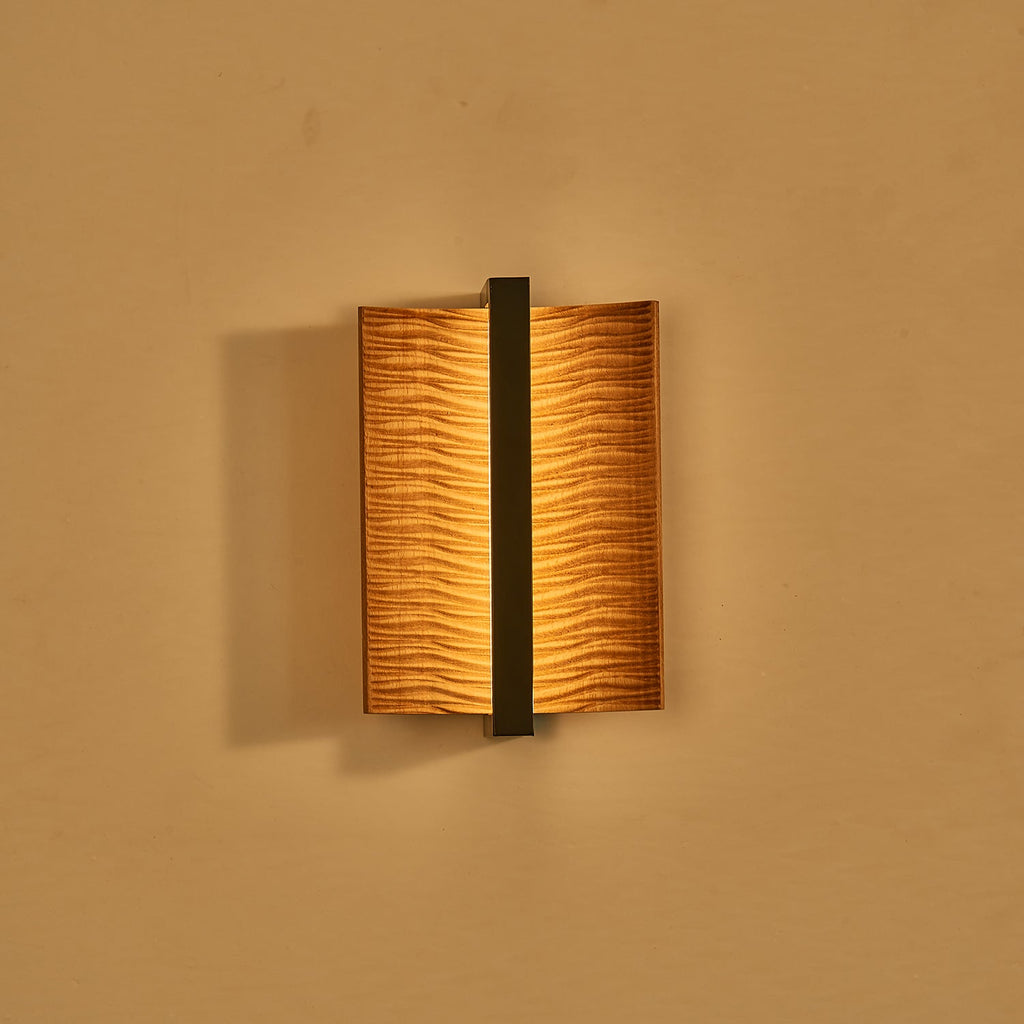 Semira Wood Wall Light-Moonnatur