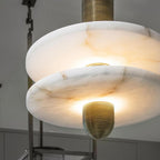 Tardenevia Alabaster Pendant Light-Moonnatur