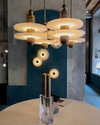 Tardenevia Alabaster Pendant Light-Moonnatur
