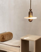 Tardenevia Alabaster Pendant Light-Moonnatur