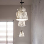 Altonholm Alabaster Pendant Light-Moonnatur