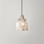 Altonholm Alabaster Pendant Light-Moonnatur