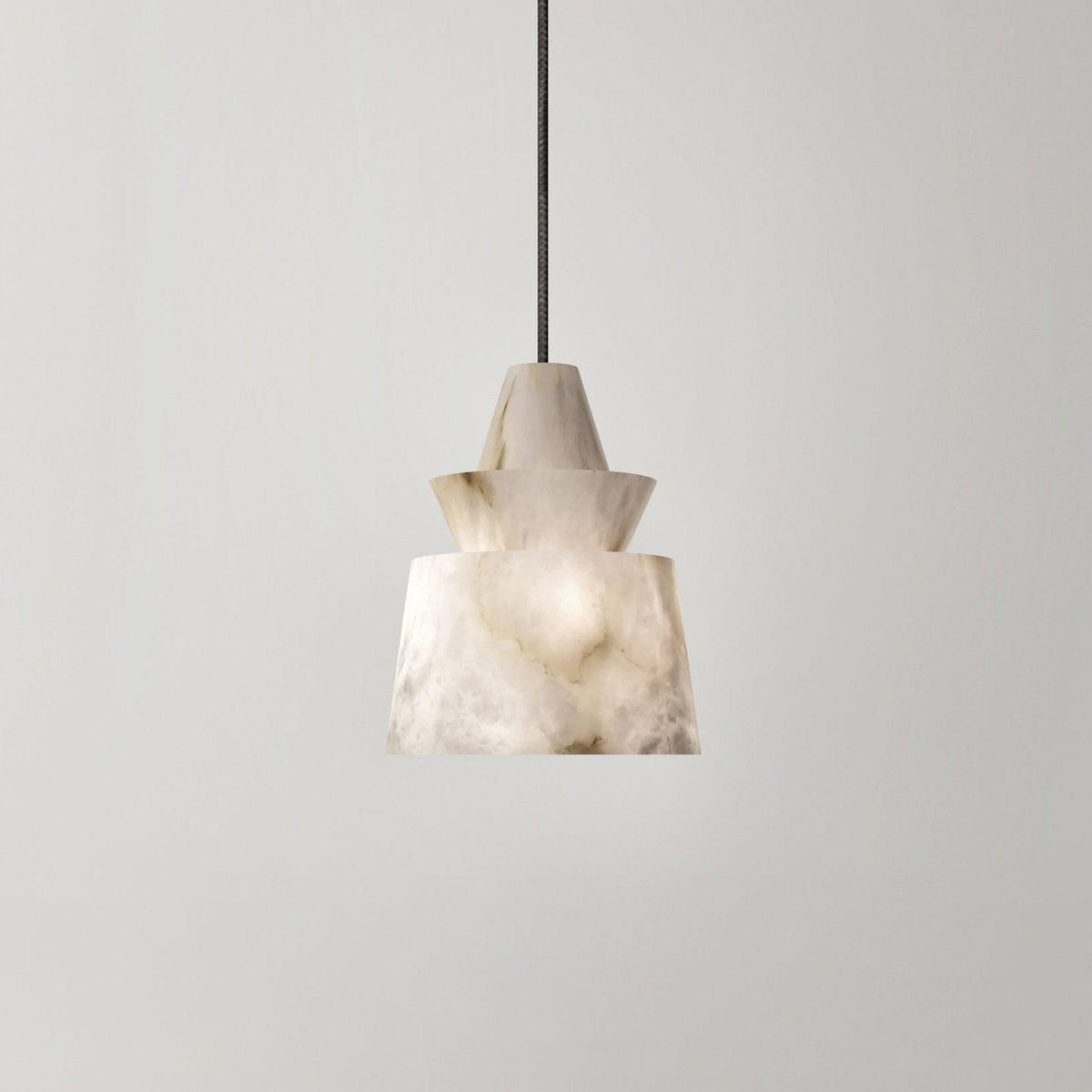 Altonholm Alabaster Pendant Light-Moonnatur