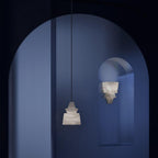 Altonholm Alabaster Pendant Light-Moonnatur