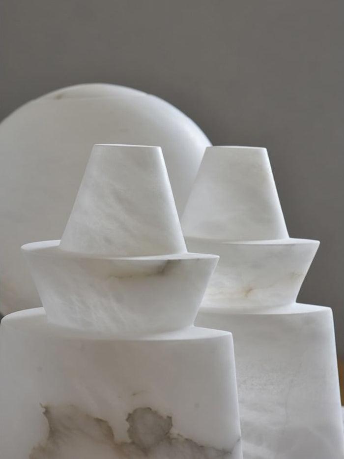 Altonholm Alabaster Pendant Light-Moonnatur