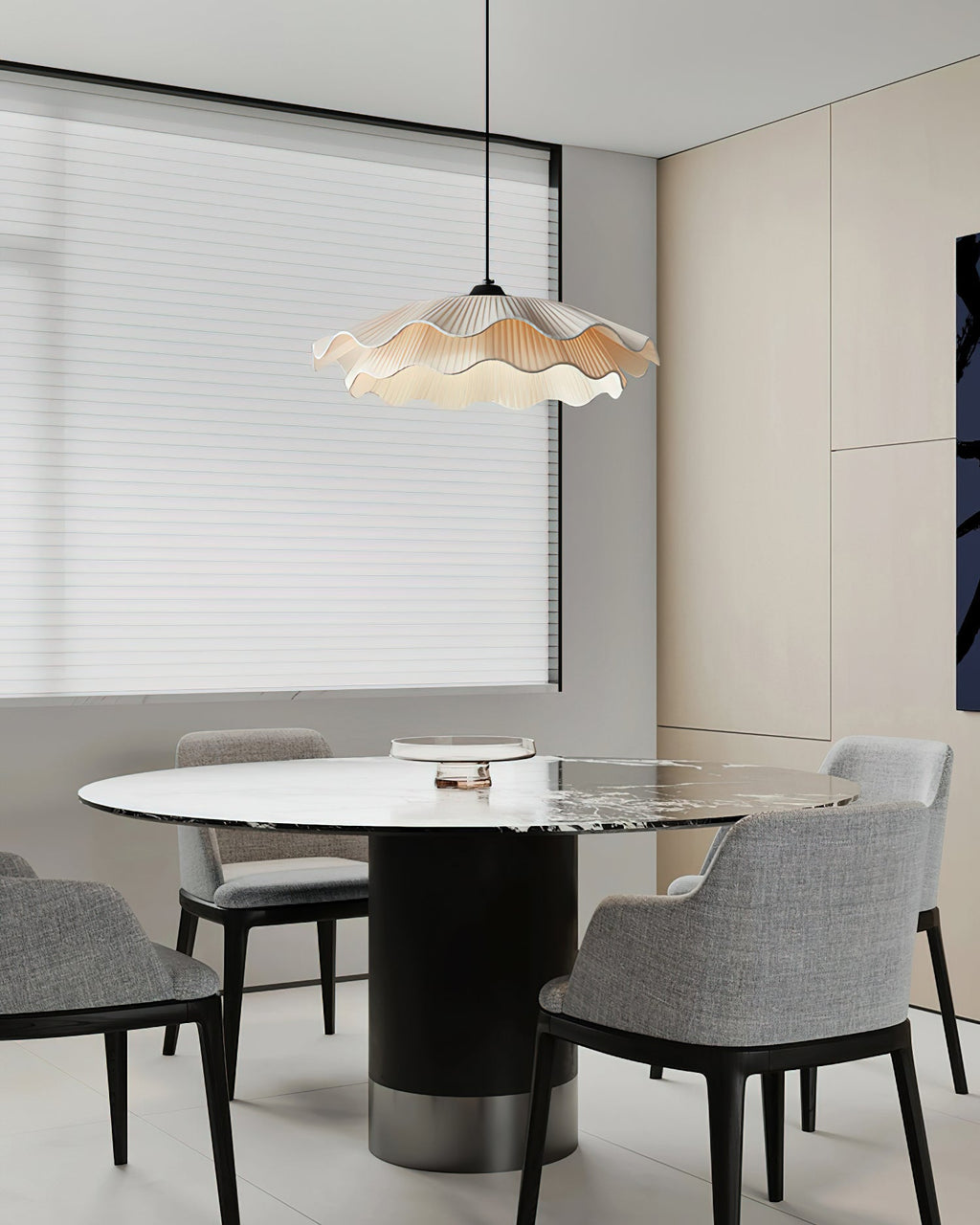 Avrengrove Fabric Pendant Light-Moonnatur