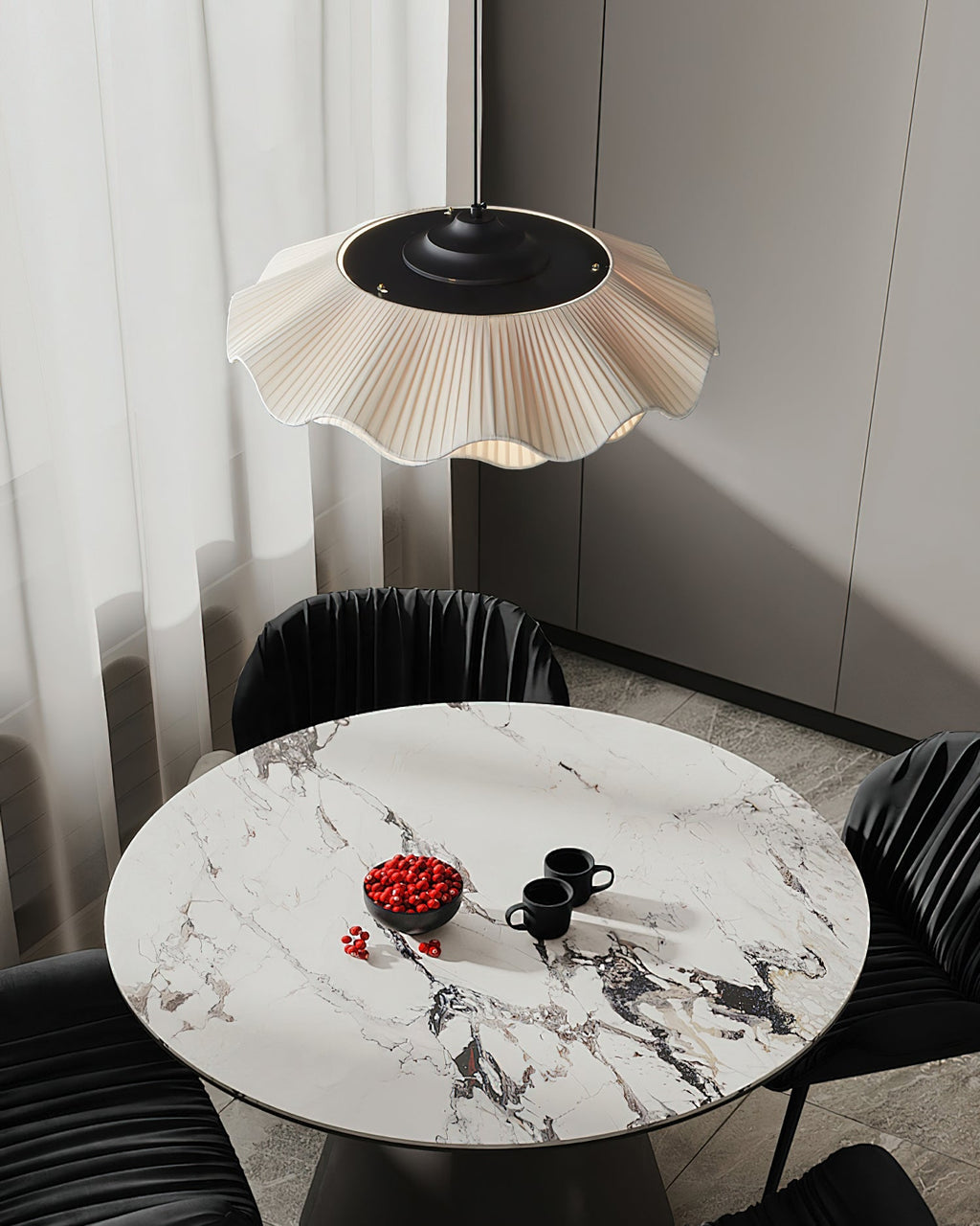Avrengrove Fabric Pendant Light-Moonnatur
