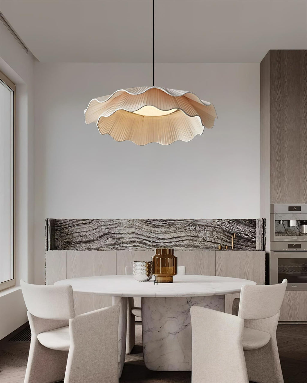 Avrengrove Fabric Pendant Light-Moonnatur