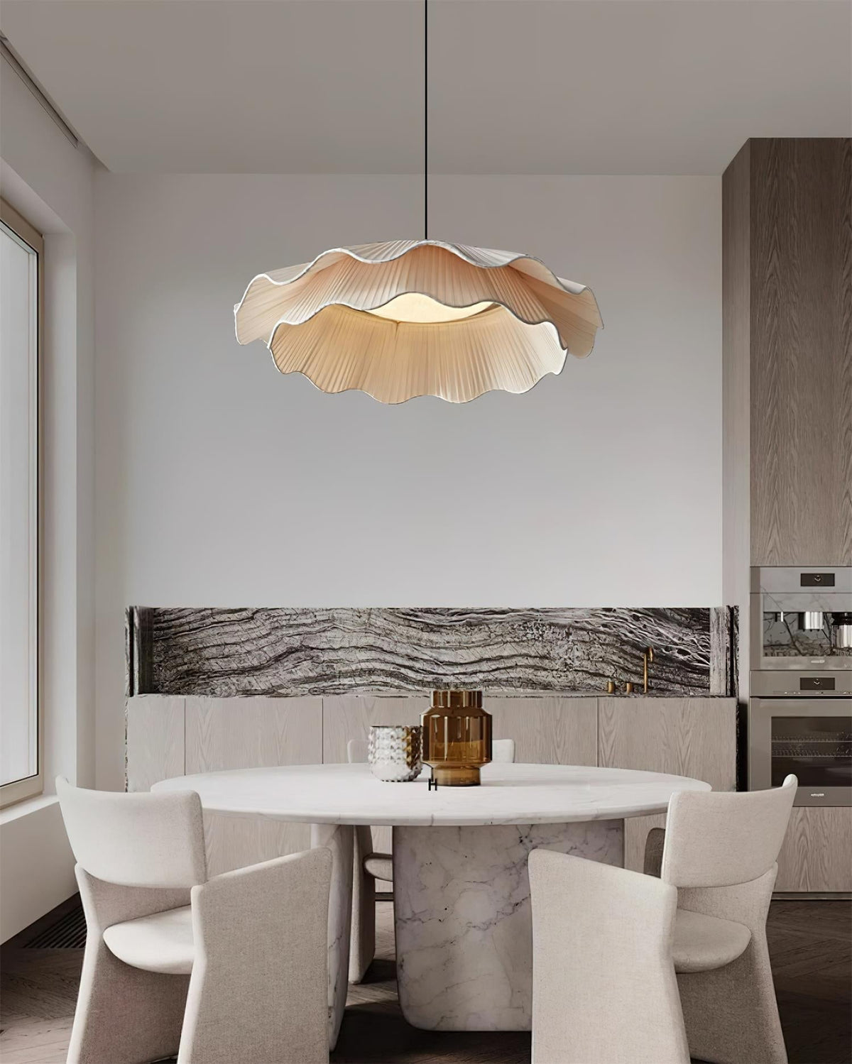 Avrengrove Fabric Pendant Light-Moonnatur