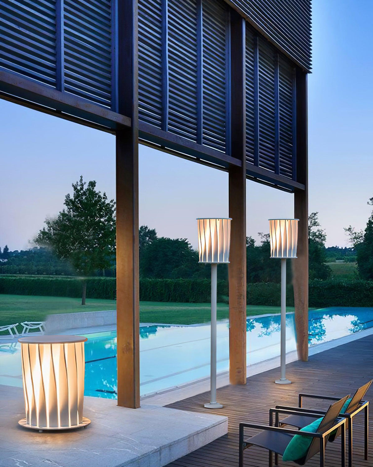 Corenrose Aluminium Floor Lamp-Moonnatur