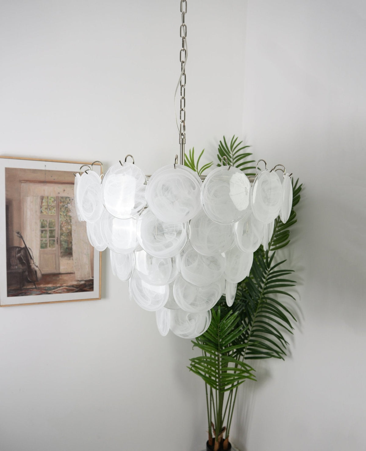 Lorrenhill Glass Chandelier-Moonnatur