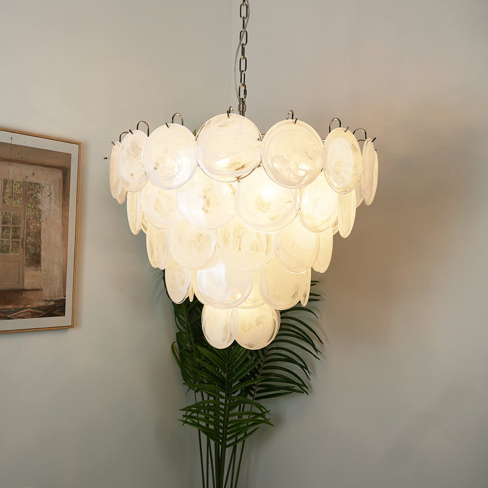 Lorrenhill Glass Chandelier-Moonnatur