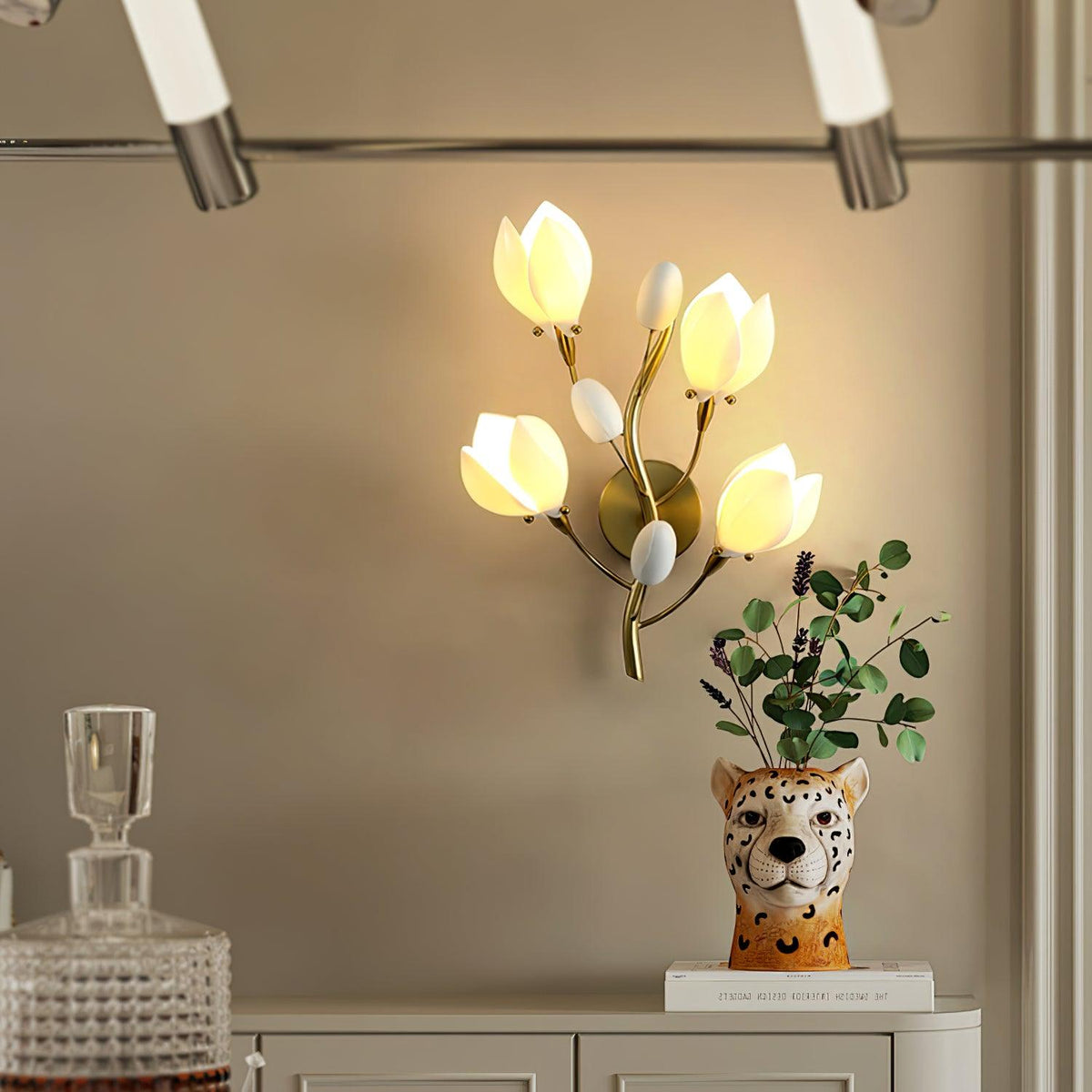 Perrinora Ceramic Wall Light-Moonnatur
