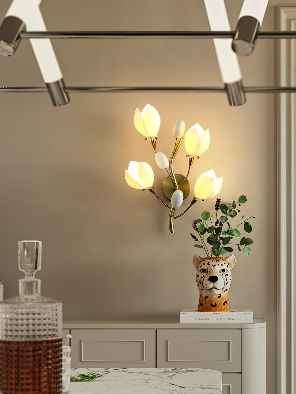 Perrinora Ceramic Wall Light-Moonnatur