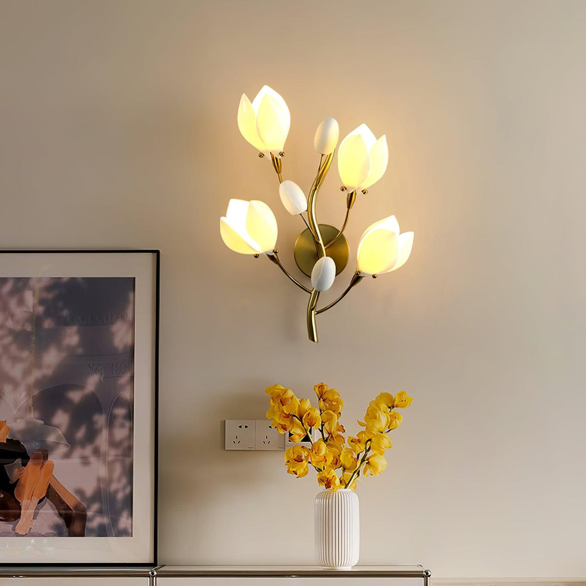 Perrinora Ceramic Wall Light-Moonnatur