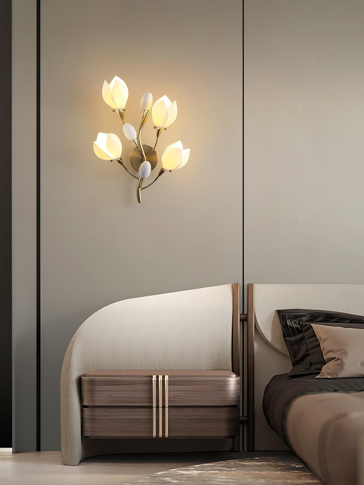 Perrinora Ceramic Wall Light-Moonnatur