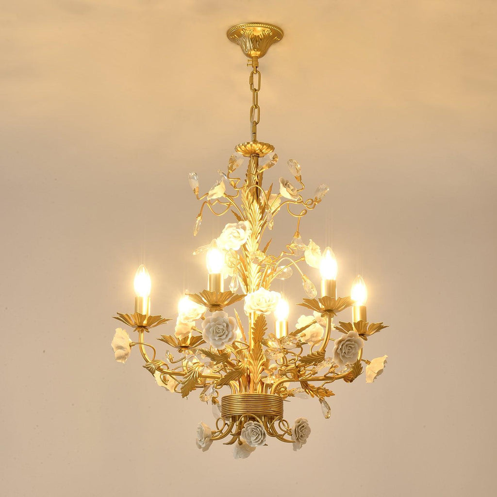 Zelvenlark Ceramic Chandelier-Moonnatur