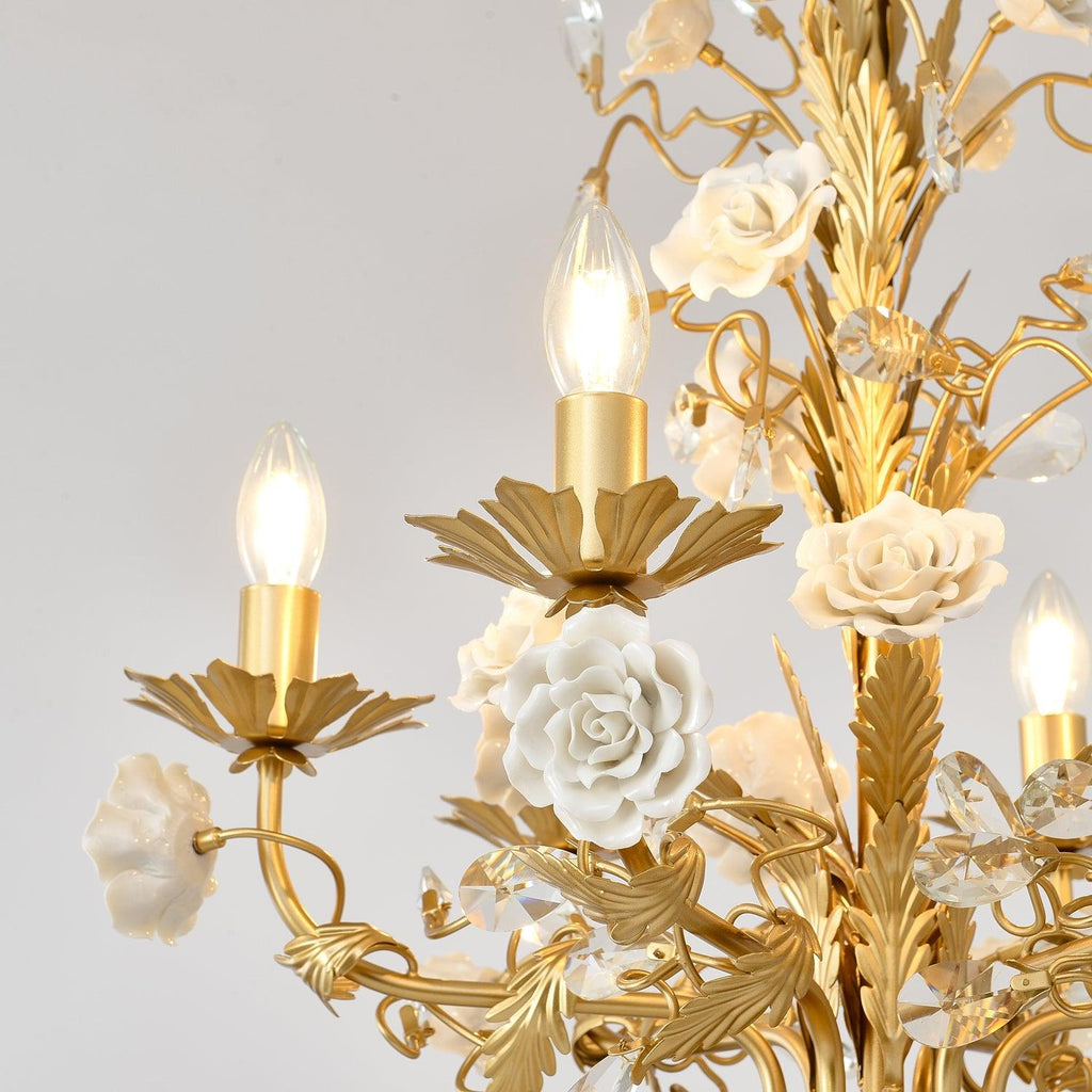 Zelvenlark Ceramic Chandelier-Moonnatur