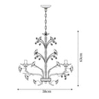 Zelvenlark Ceramic Chandelier-Moonnatur