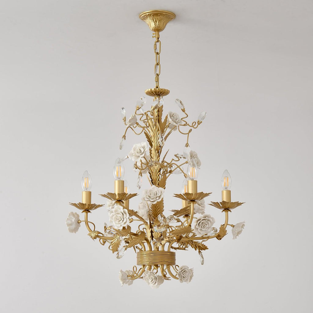 Zelvenlark Ceramic Chandelier-Moonnatur
