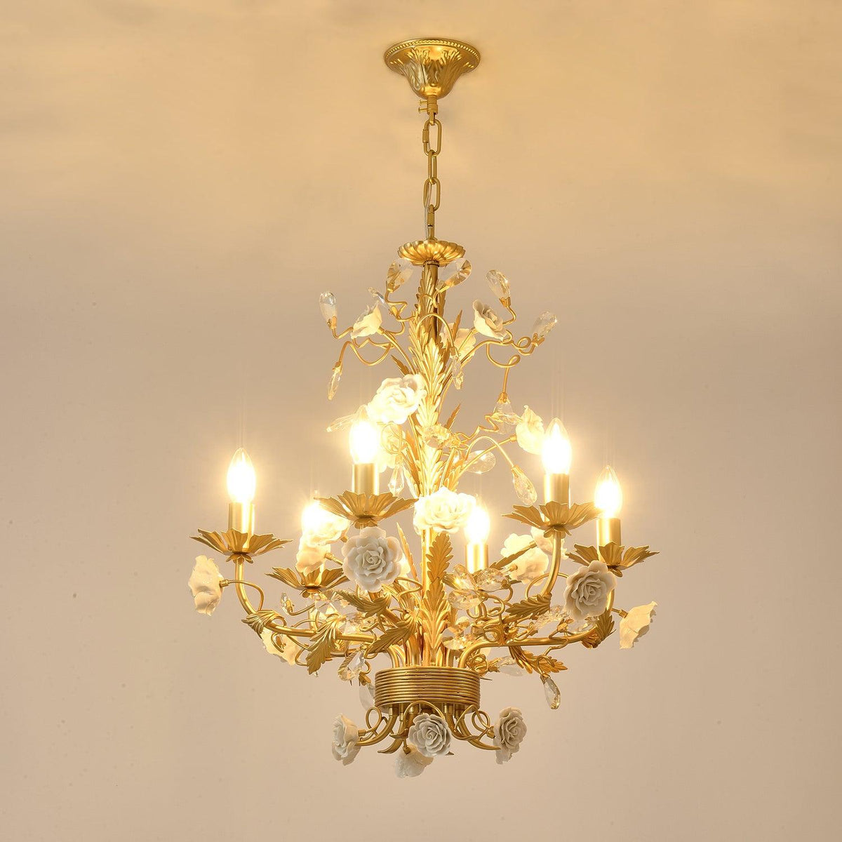 Everwyn Ceramic Chandelier-Moonnatur