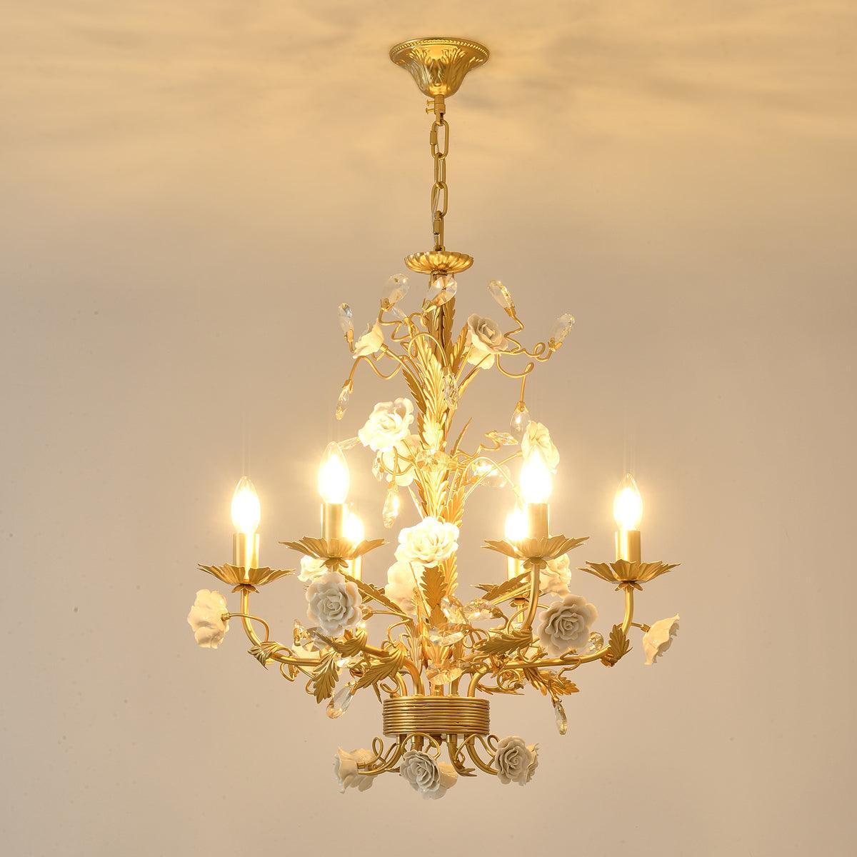 Everwyn Ceramic Chandelier-Moonnatur