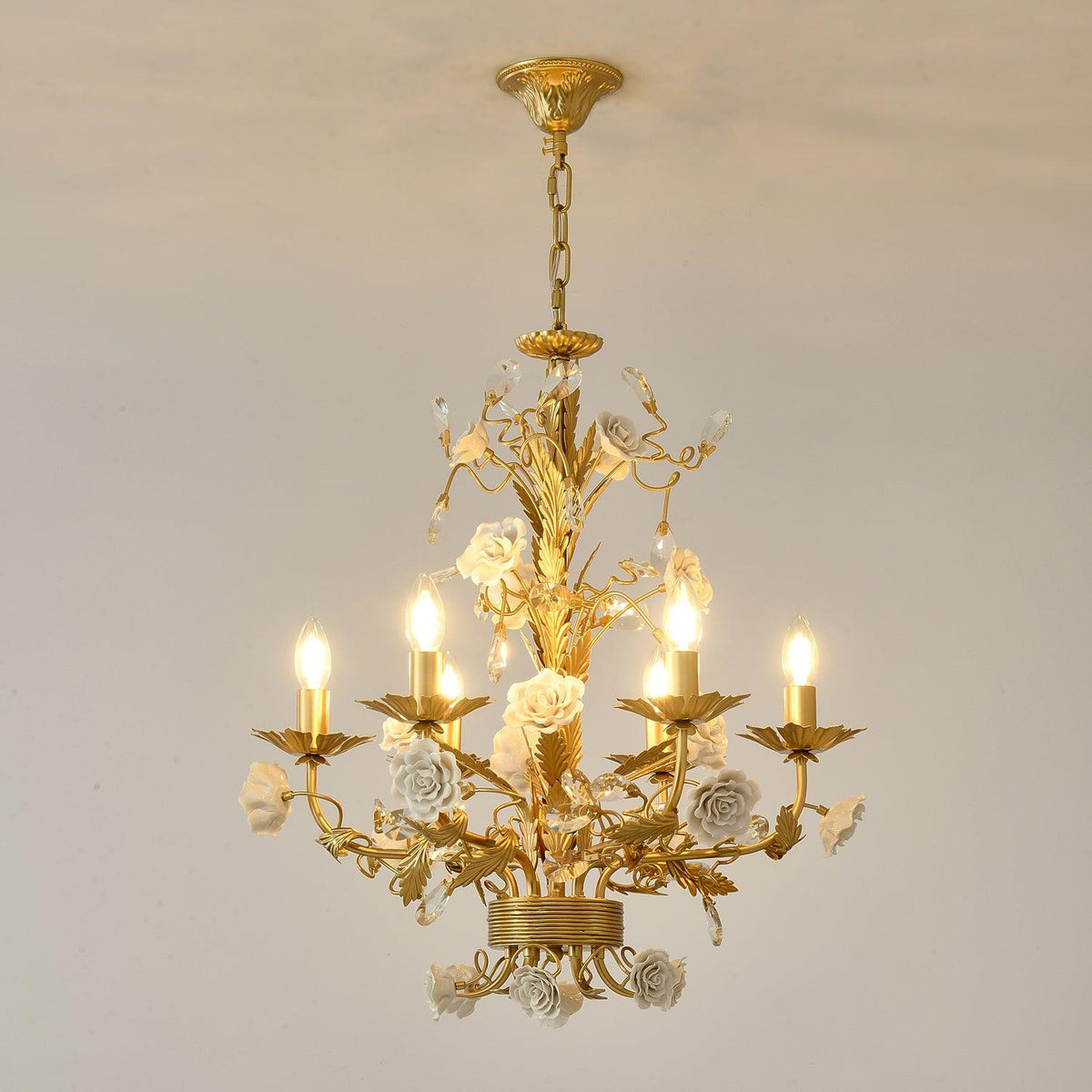 Everwyn Ceramic Chandelier-Moonnatur