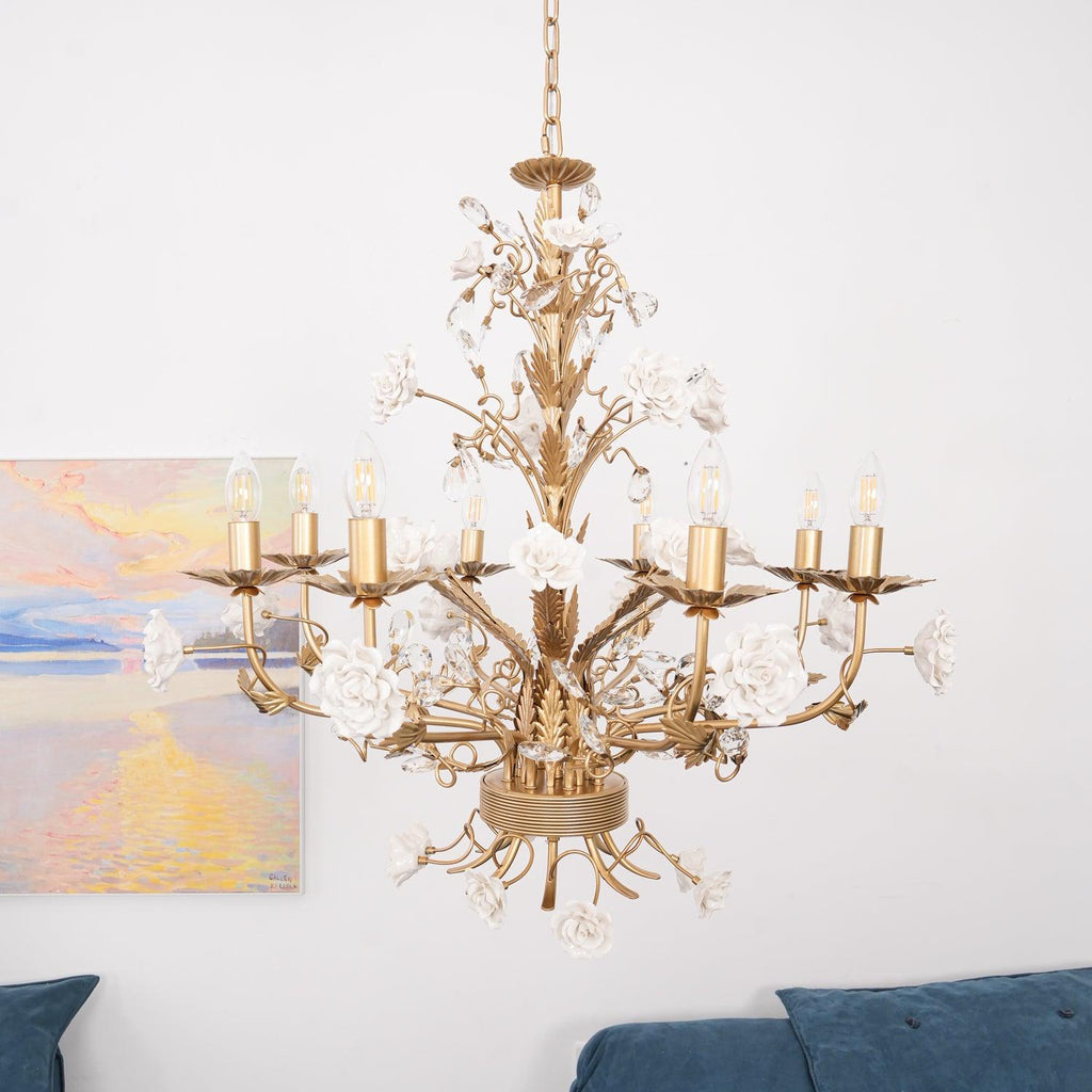 Zelvenlark Ceramic Chandelier-Moonnatur