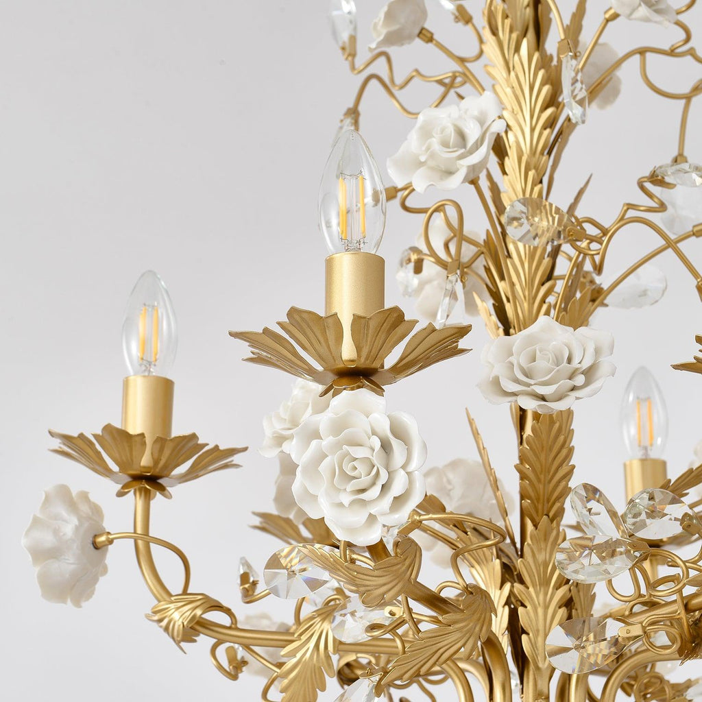 Everwyn Ceramic Chandelier-Moonnatur