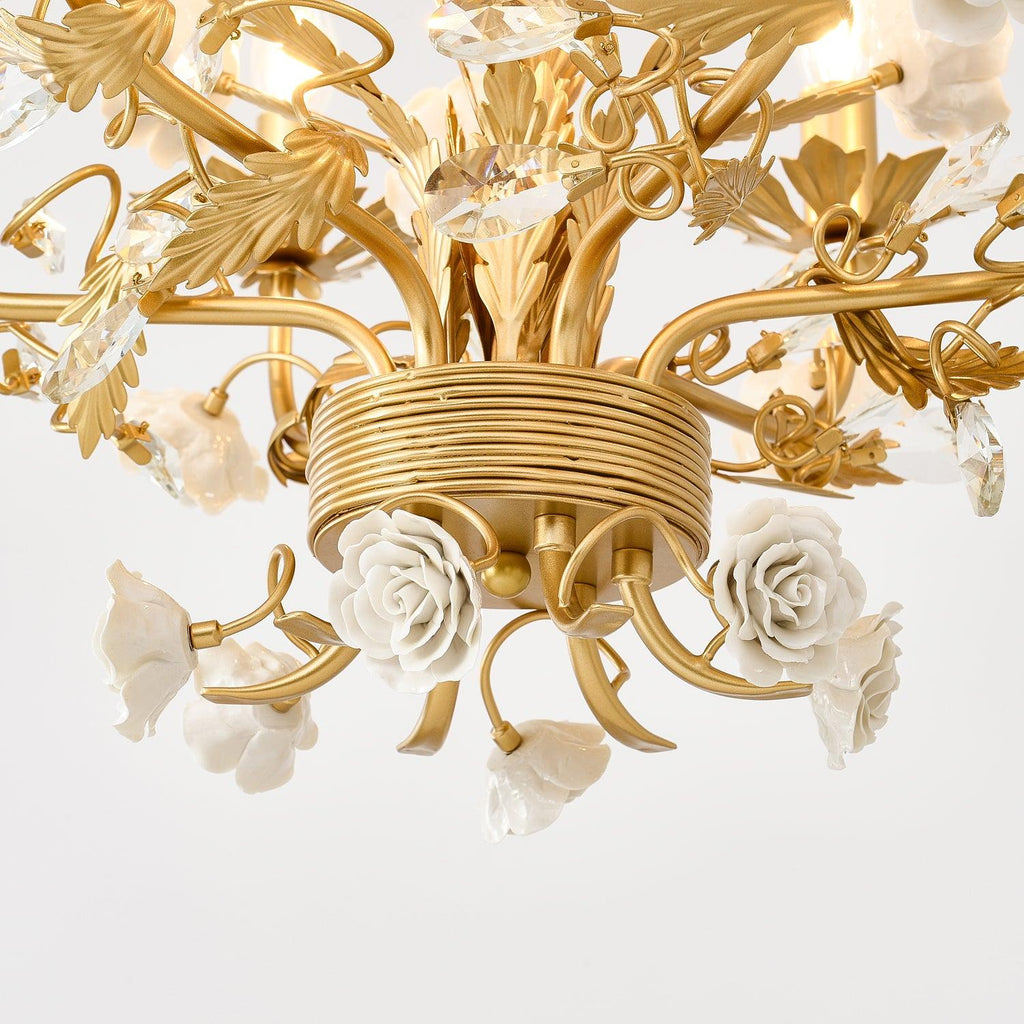 Everwyn Ceramic Chandelier-Moonnatur