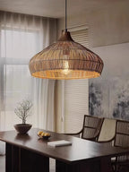 Anseliel Rattan Pendant Light-Moonnatur