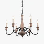 Astereth Wood Chandelier-Moonnatur