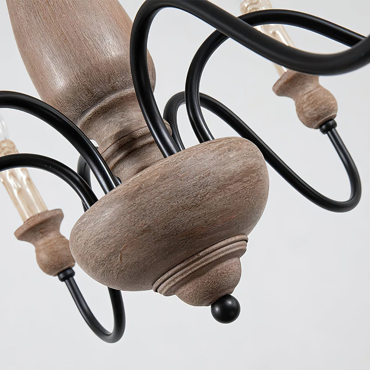 Astereth Wood Chandelier-Moonnatur