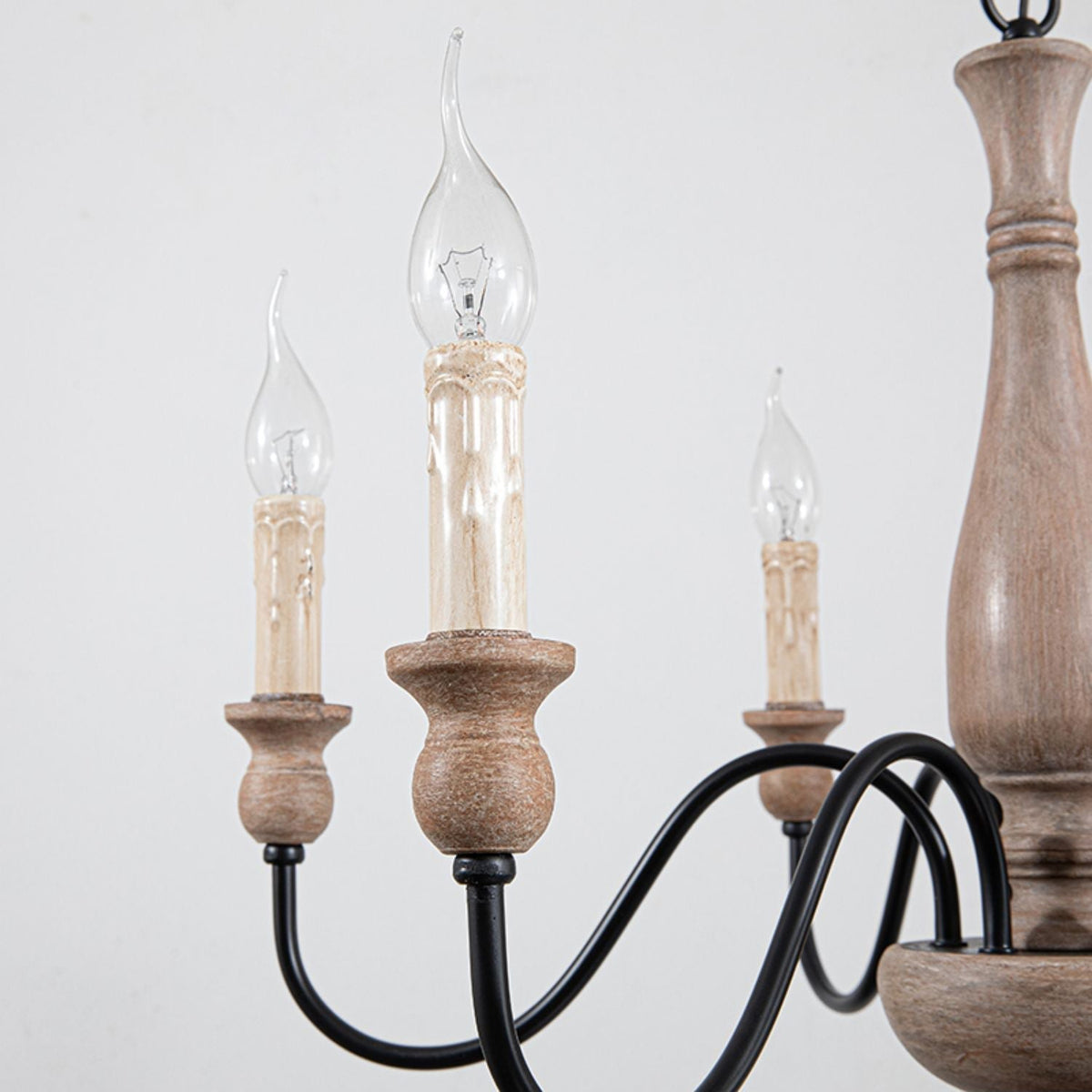 Astereth Wood Chandelier-Moonnatur