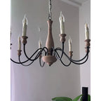 Astereth Wood Chandelier-Moonnatur