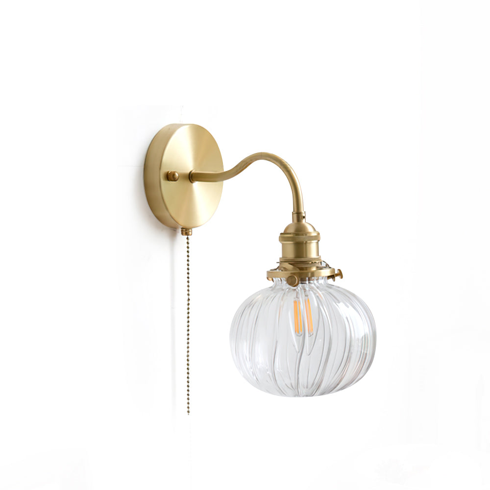 Lindelara Glass Wall Light-Moonnatur