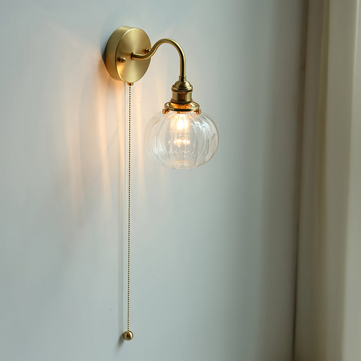 Lindelara Glass Wall Light-Moonnatur