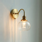 Lindelara Glass Wall Light-Moonnatur