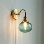 Lindelara Glass Wall Light-Moonnatur