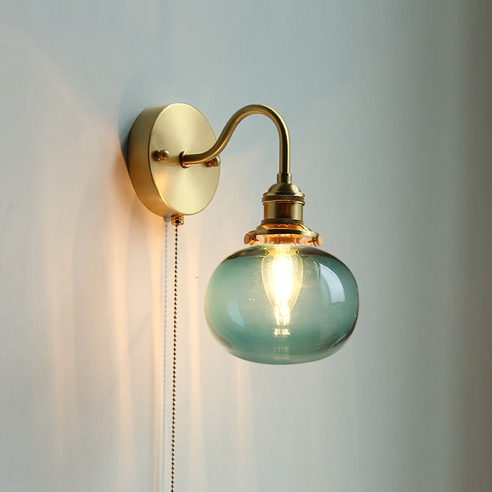 Lindelara Glass Wall Light-Moonnatur