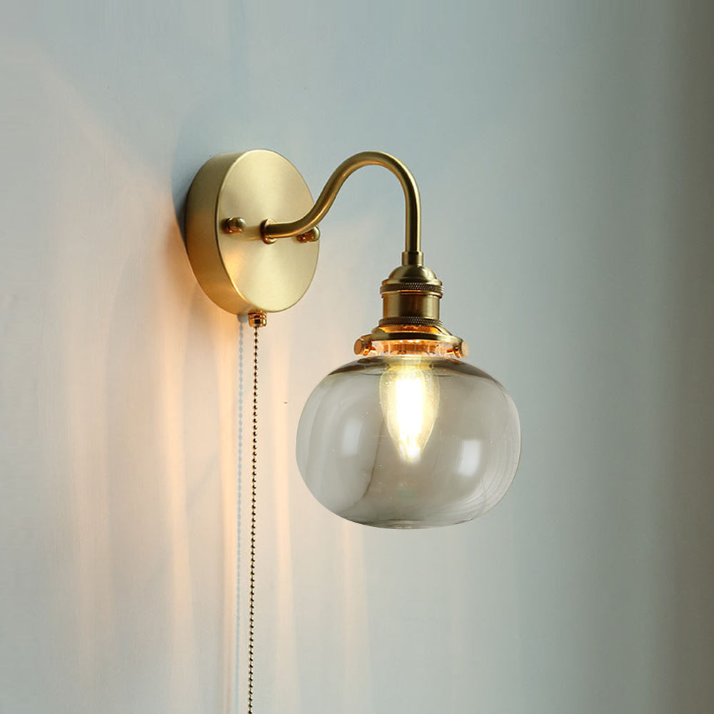 Lindelara Glass Wall Light-Moonnatur