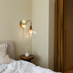 Lindelara Glass Wall Light-Moonnatur