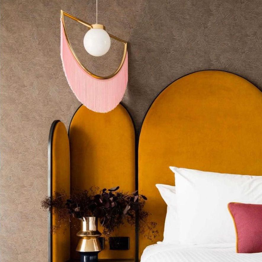 Esolia Fabric Pendant Light-Moonnatur
