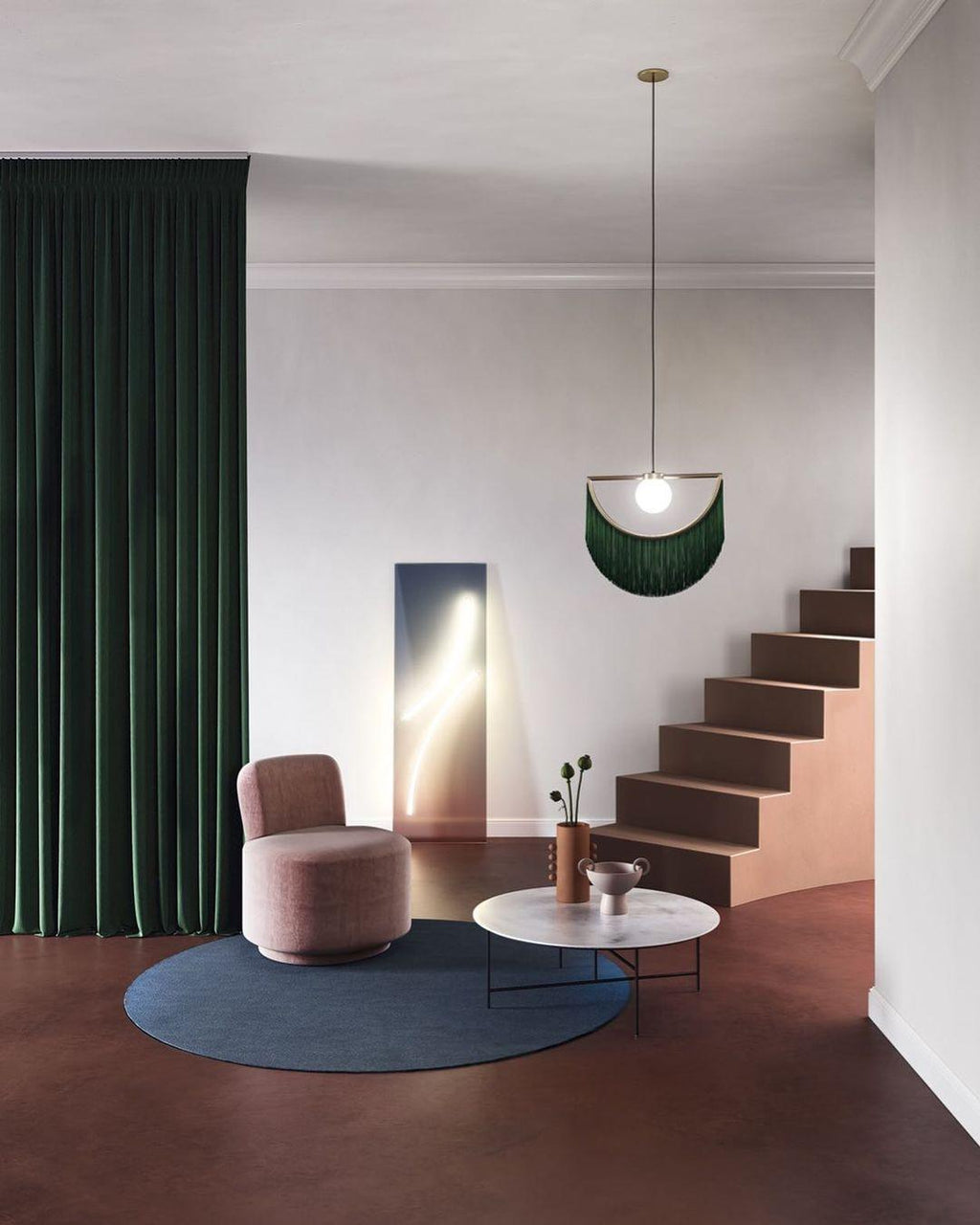Esolia Fabric Pendant Light-Moonnatur