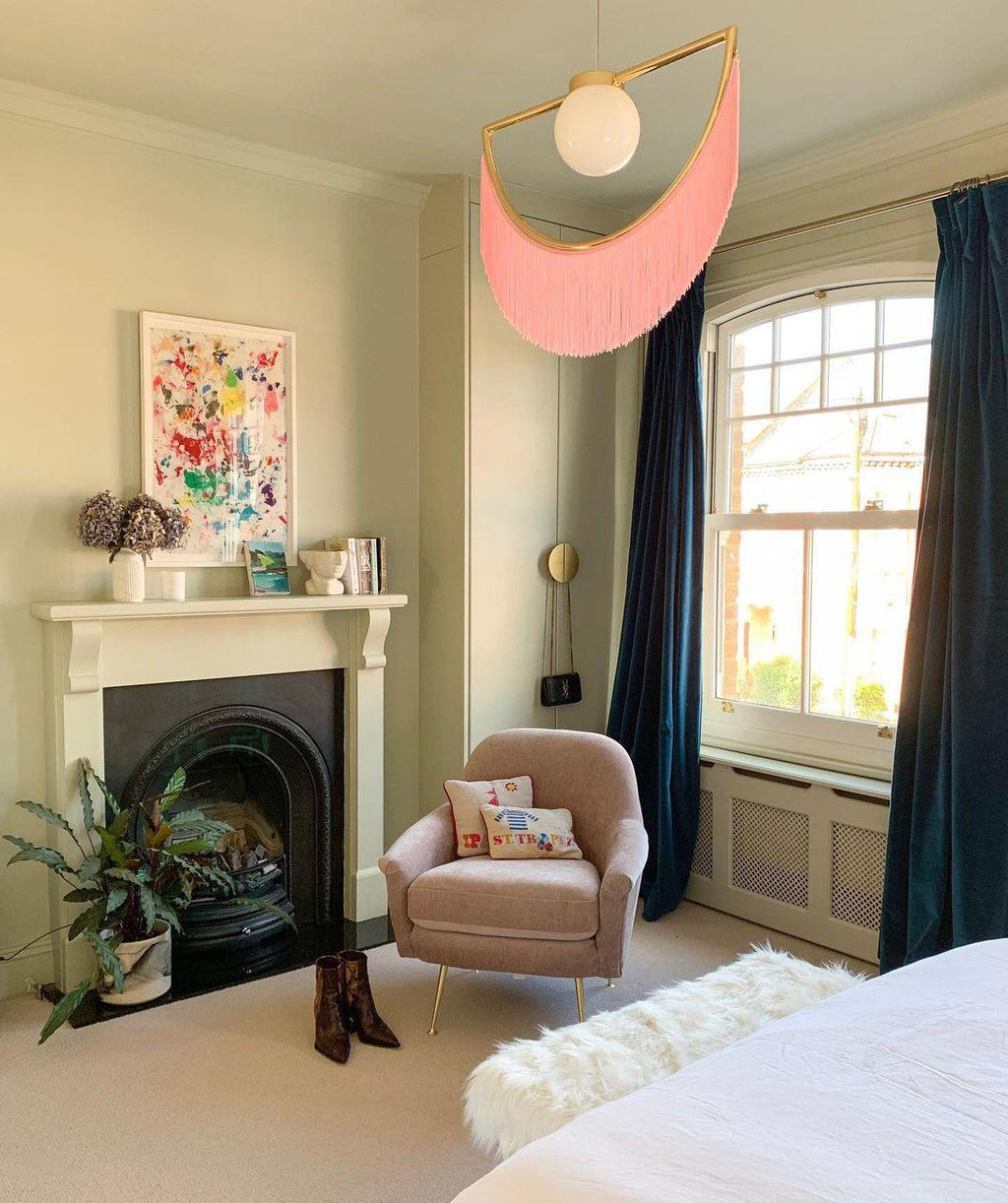 Esolia Fabric Pendant Light-Moonnatur