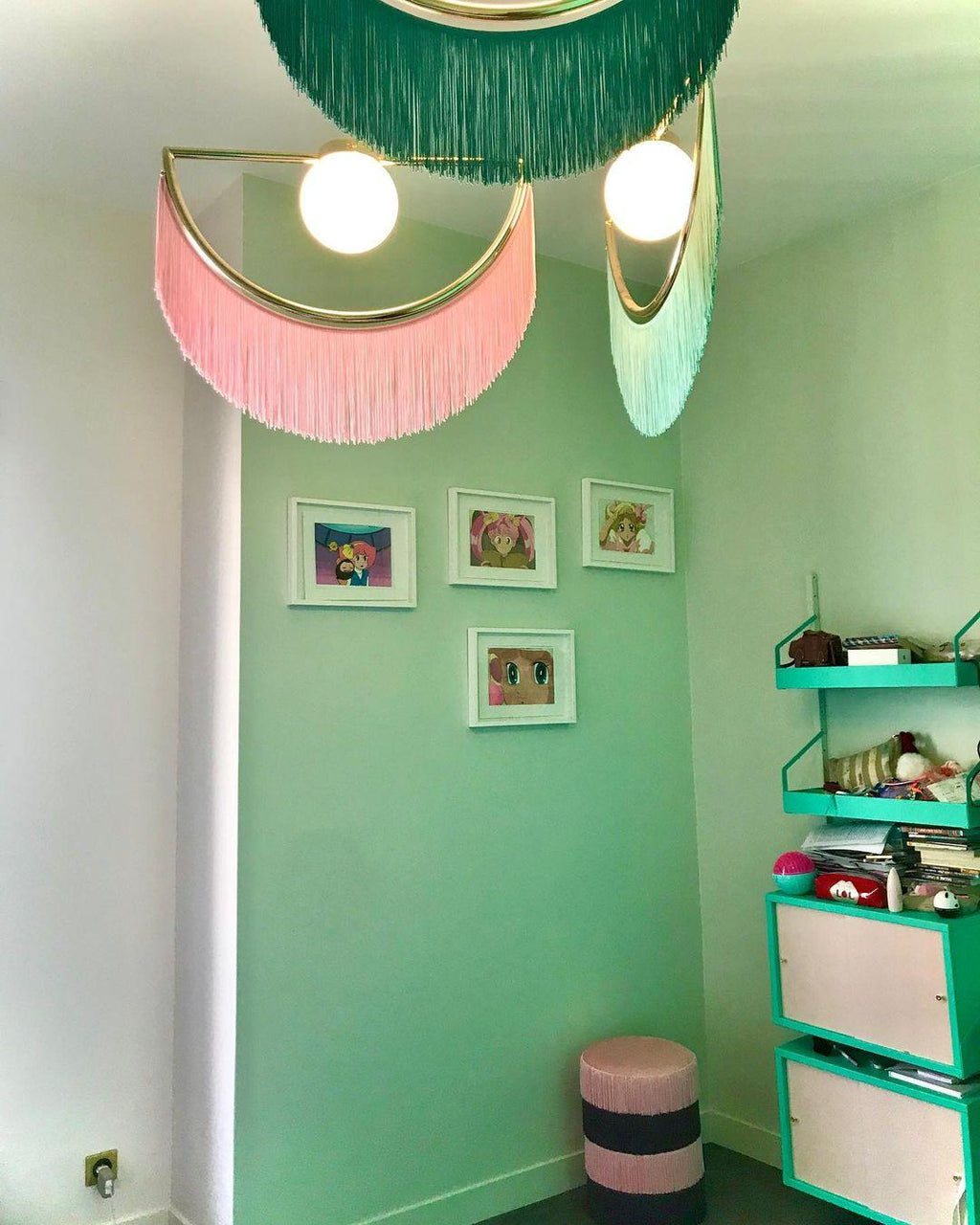 Esolia Fabric Pendant Light-Moonnatur